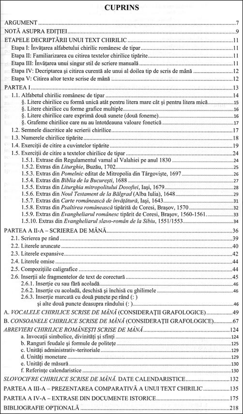 abecedar de scriere chirilică românească