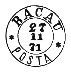 stampila posta bacau